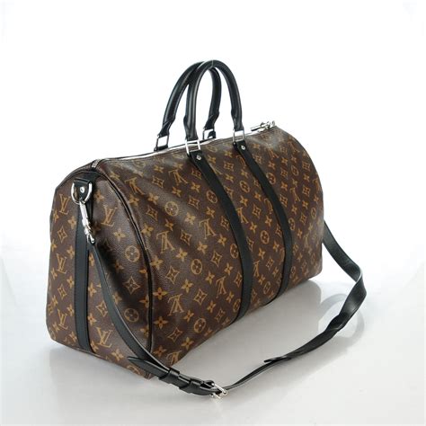 lv keepall 45 macassar|Keepall Bandoulière 45 MONOGRAM MACASSAR.